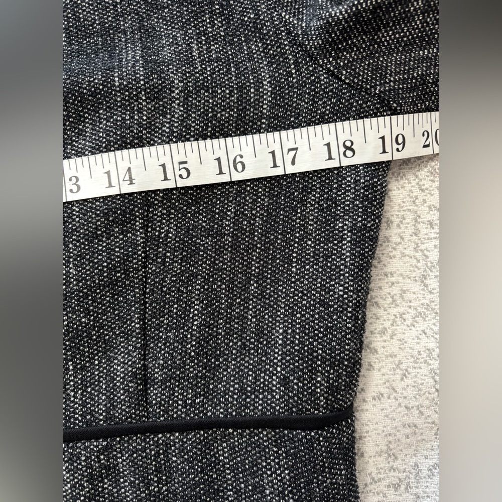 Tweed 3/4 Sleeve Sheath Midi Dress With Stretch - Picture 5 of 6